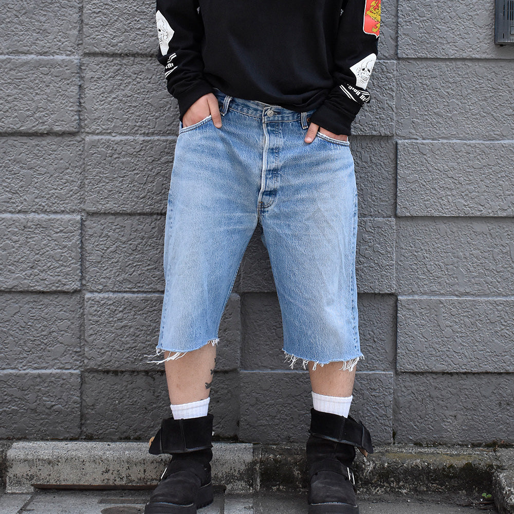 90's Levi's 501 カットオフ デニムショーツ big size! USA製 0250714H