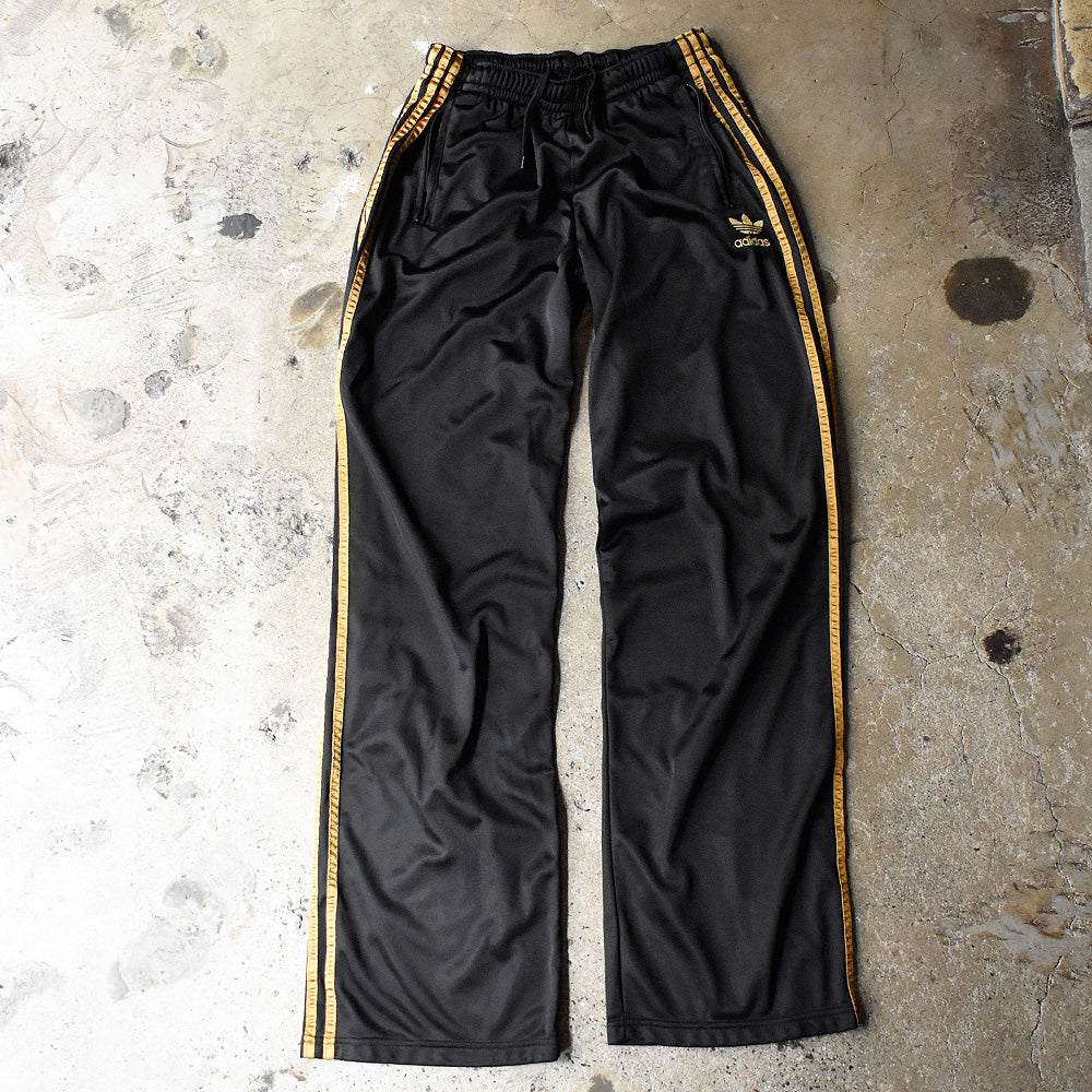 Y2K adidas 黒×金 トラック ジャージパンツ 250429H