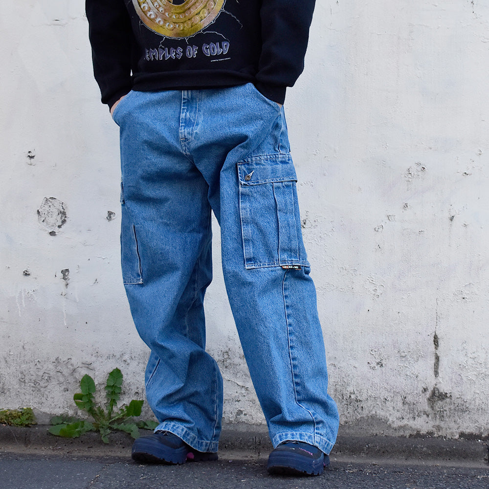 90's JORDACHE デニムカーゴパンツ 231220H