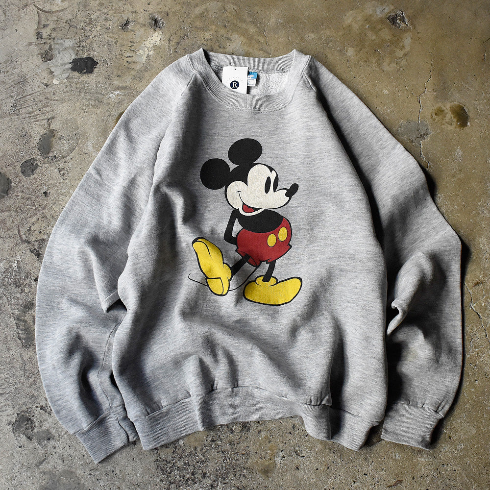 80’s Disney Mickey キャラクター スウェット USA製 250117