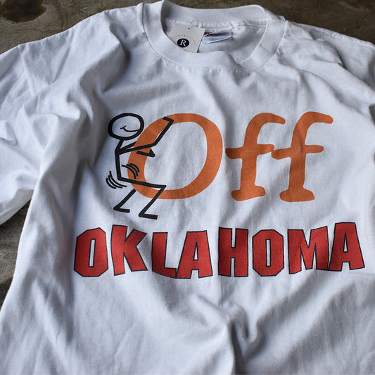 90's “F**K OFF OKLAHOMA“ Tシャツ 240519H