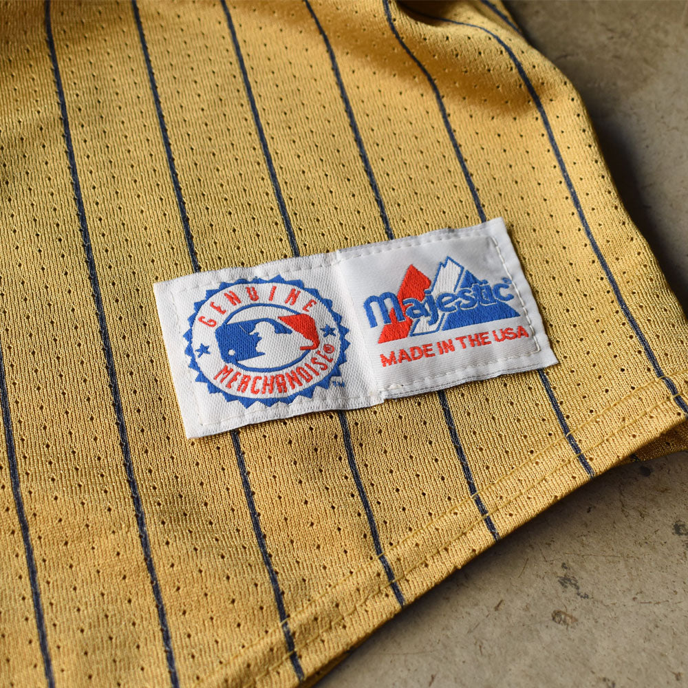 90’s Majestic “MLB Houston Astros“ ベースボール ゲームシャツ USA製 240917H