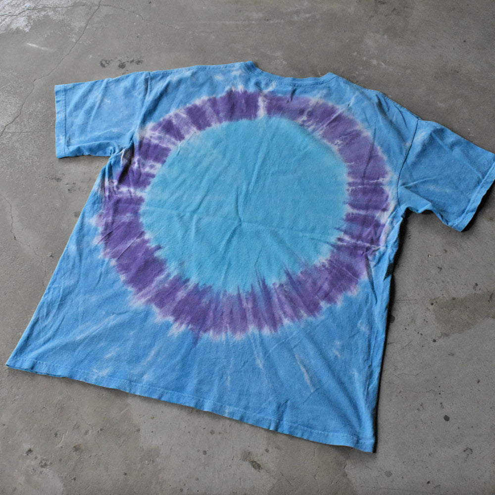 LIQUID BLUE Grateful Dead “Fall Tour '89” スカルローズ タイダイTシャツ 240821
