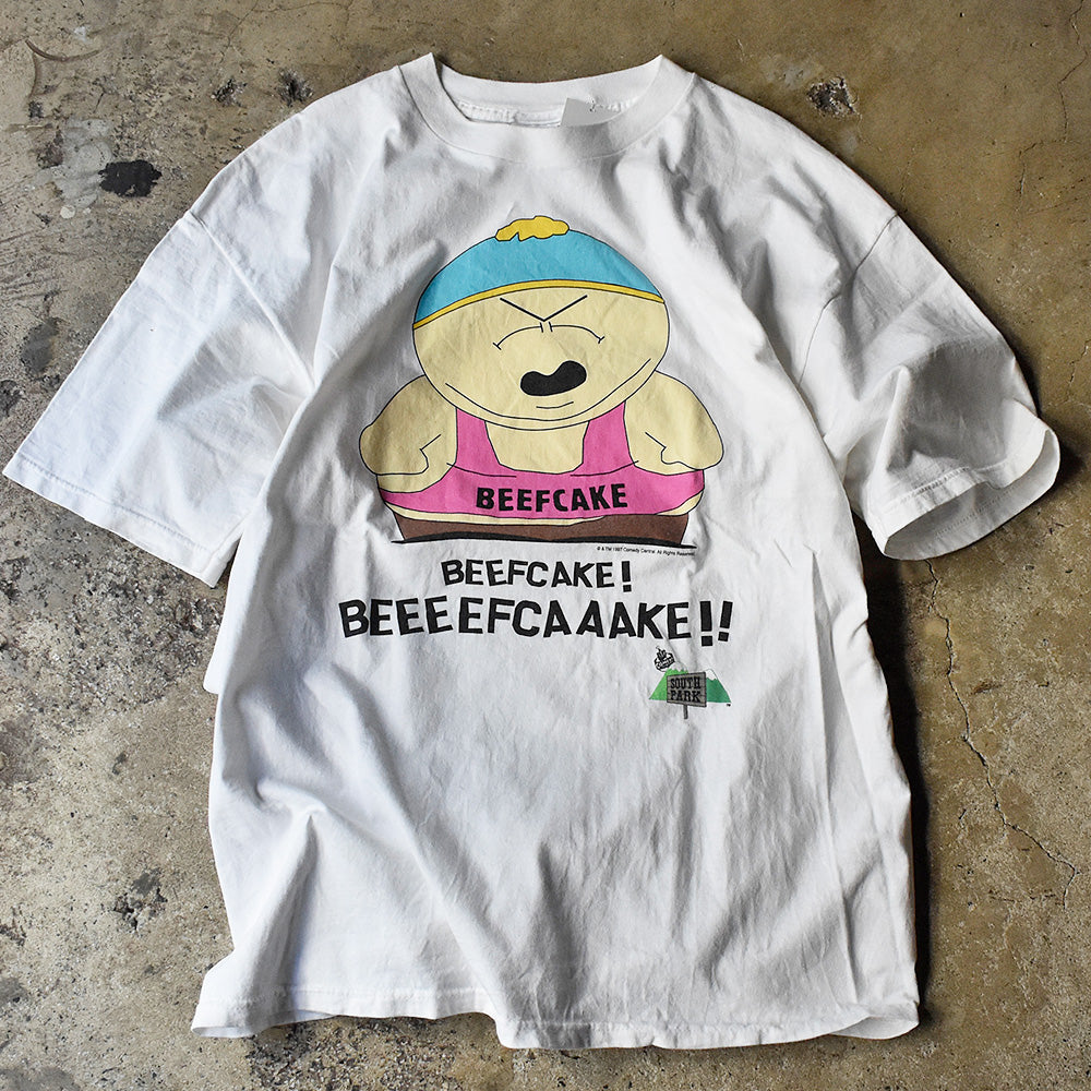 90's South Park “BEEFCAKE” Tシャツ 231214H
