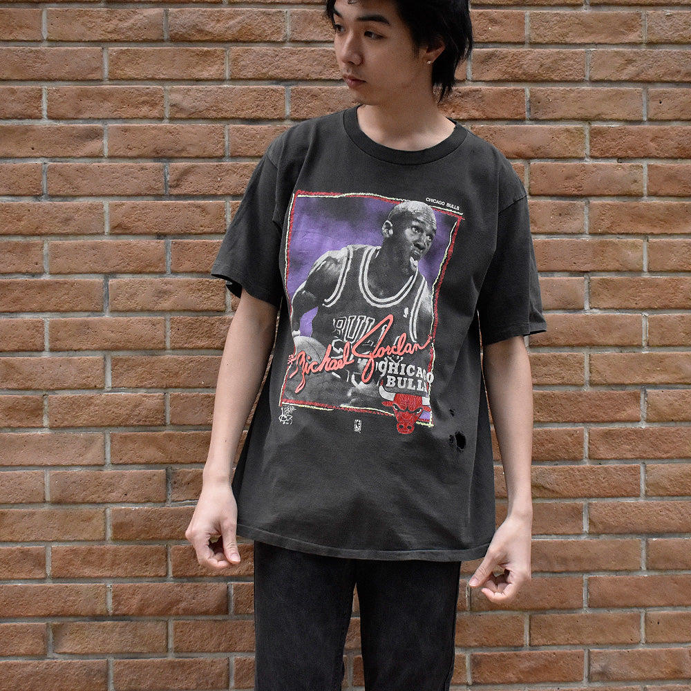 90's NBA Chicago Bulls “Michael Jordan” Tシャツ USA製 250401H