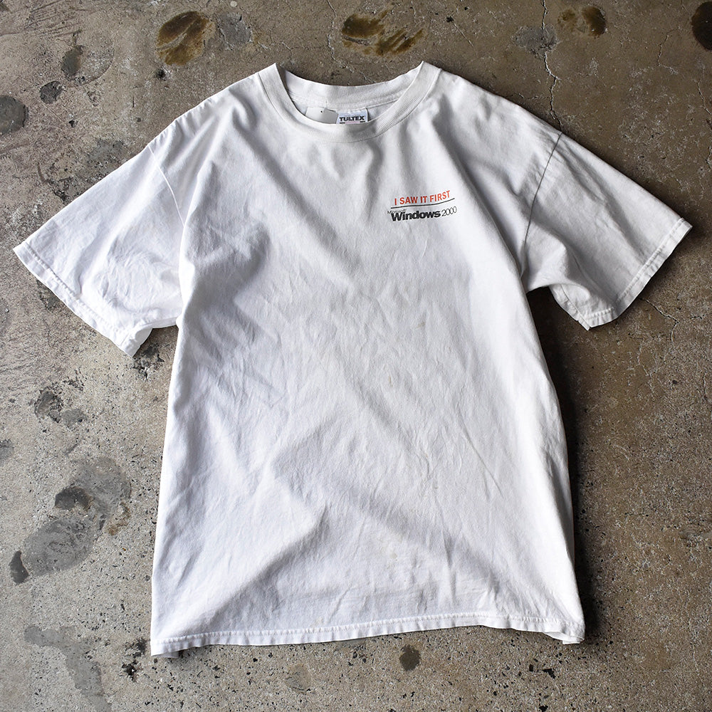Y2K Microsoft “Windows 2000” Tシャツ 250509H