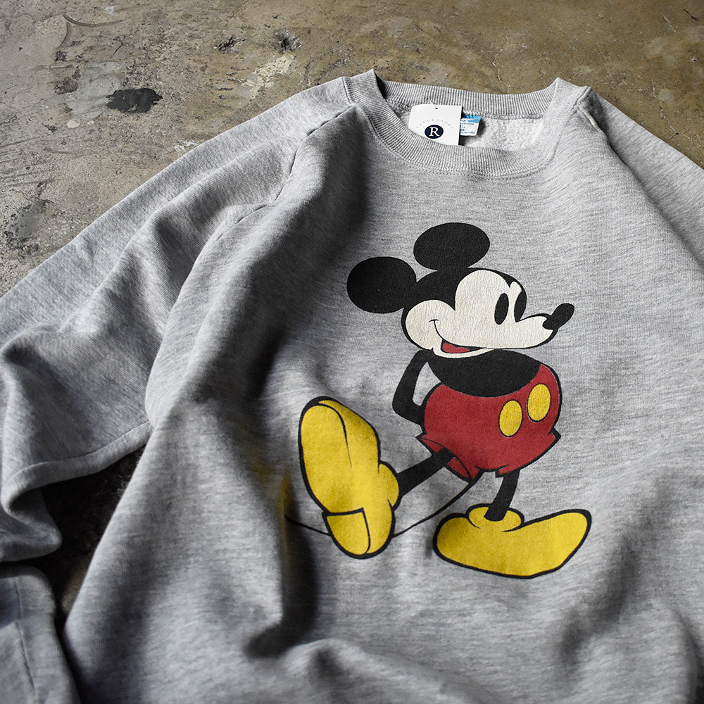 80’s Disney Mickey キャラクター スウェット USA製 250117