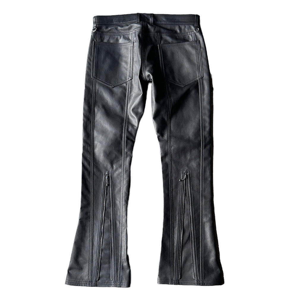 blackmeans フレア レザーパンツ 945-79GP212-1 240313H