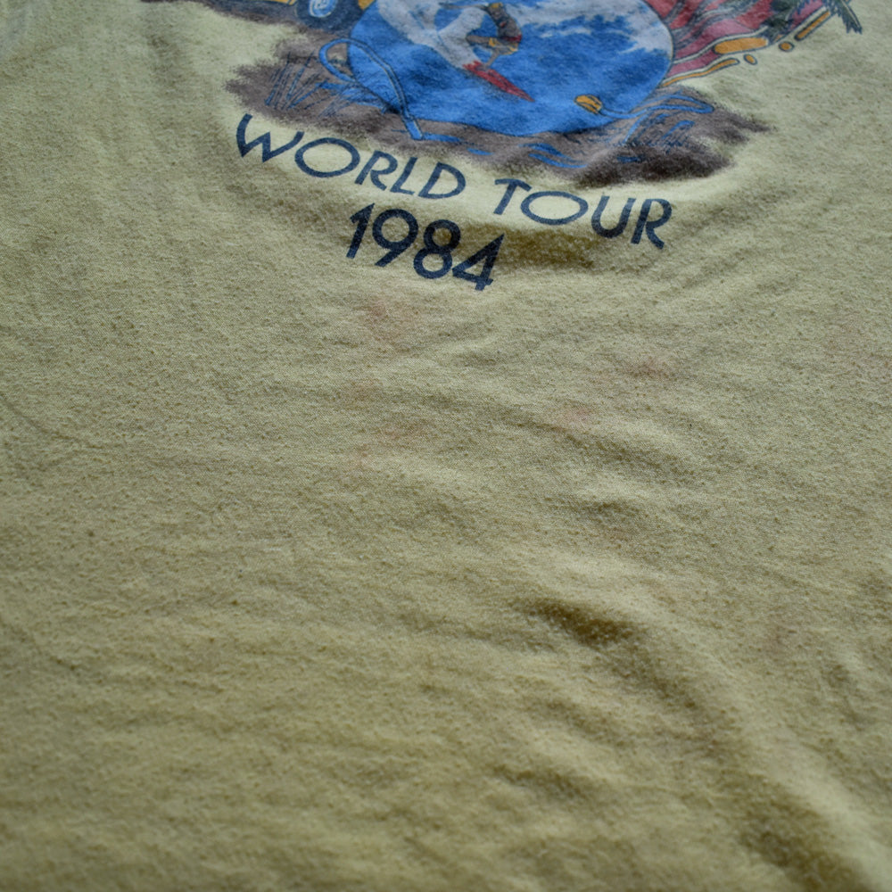 80's　The Beach Boys/ザ・ビーチ・ボーイズ 1984 WORLD TOUR Tシャツ　USA製　230505