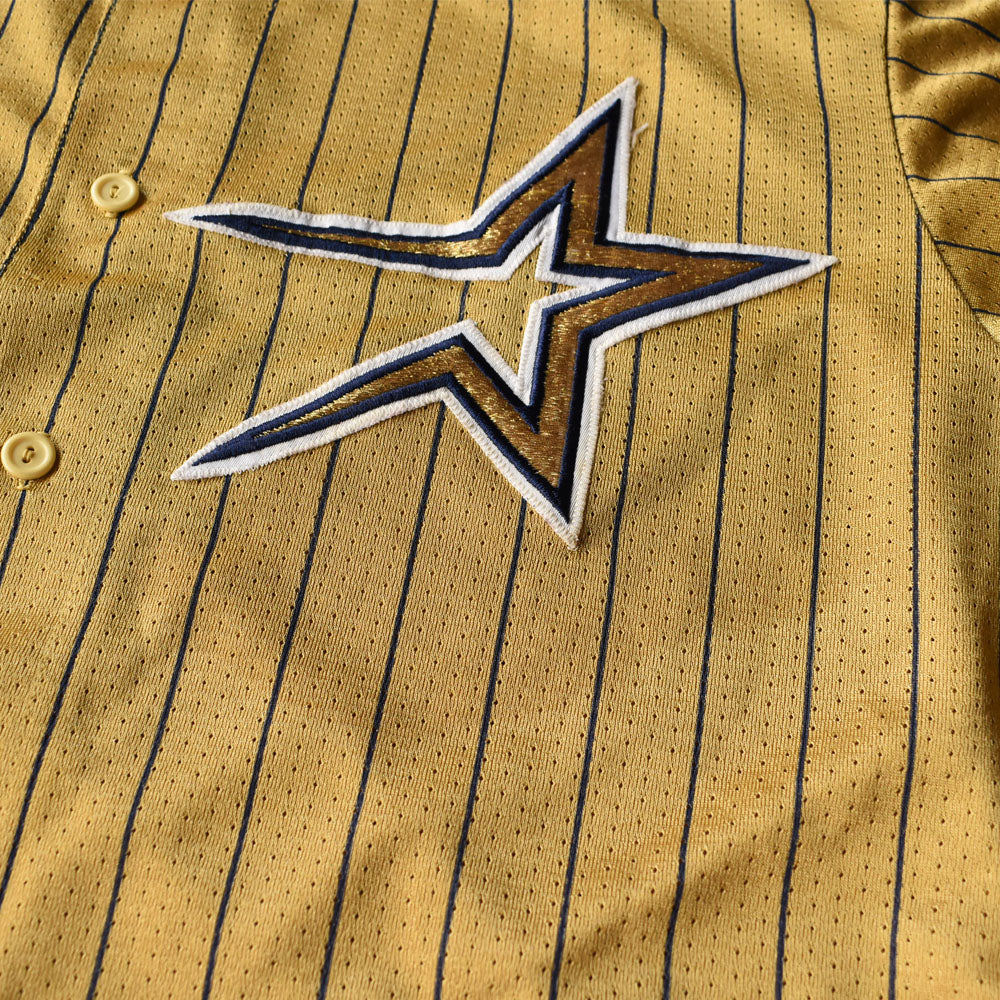 90’s Majestic “MLB Houston Astros“ ベースボール ゲームシャツ USA製 240917H