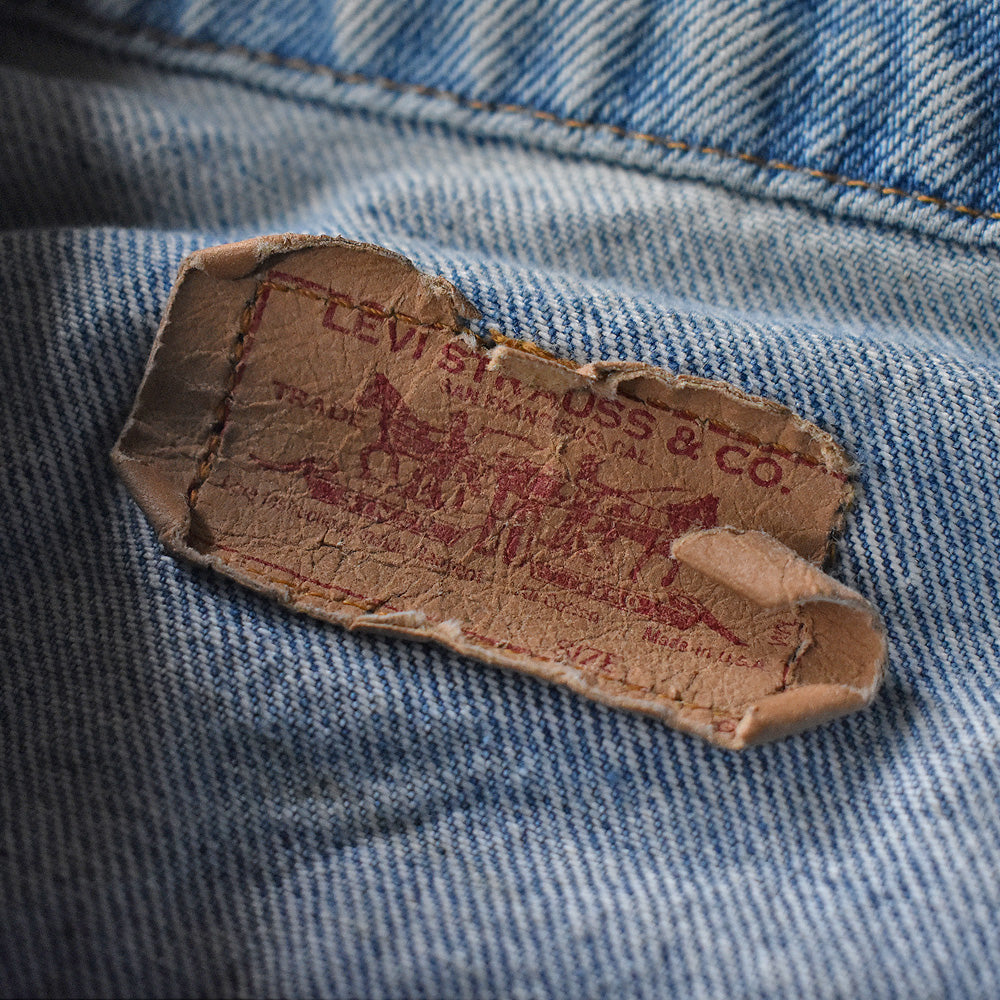 80’s Levi's デニムジャケット XLサイズ! USA製 231115
