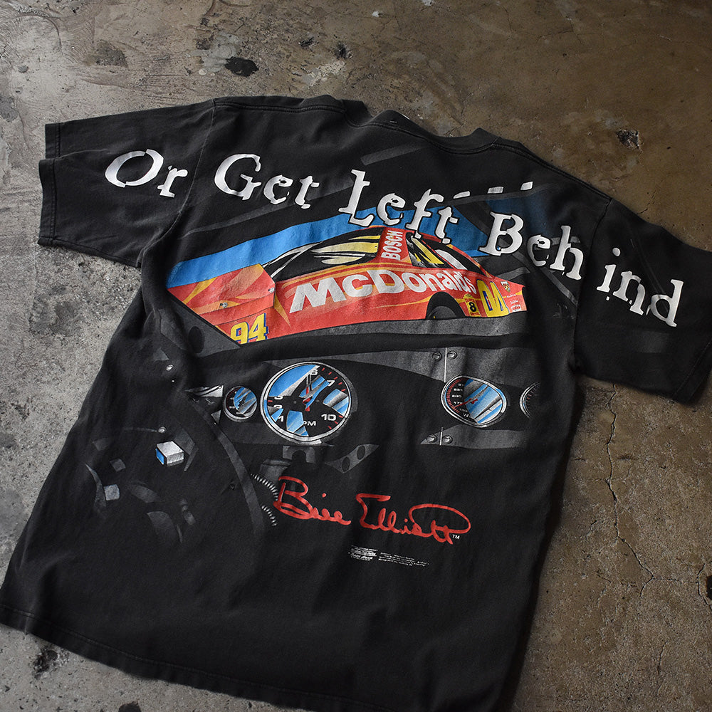 90's AOP! "McDonald's" Racing Tee 230614H