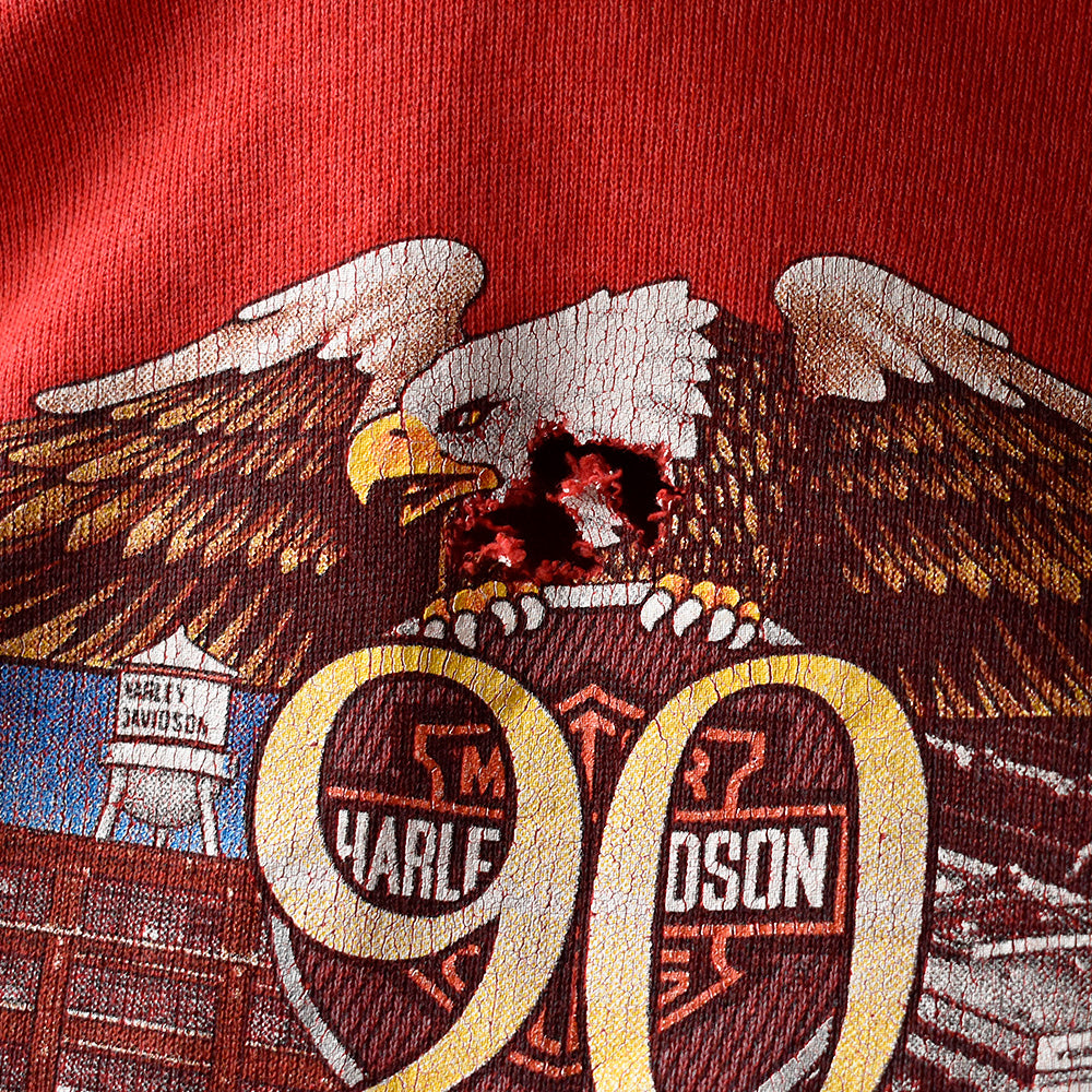 90’s Harley Davidson “90 Years” バイク スウェット USA製 240809H