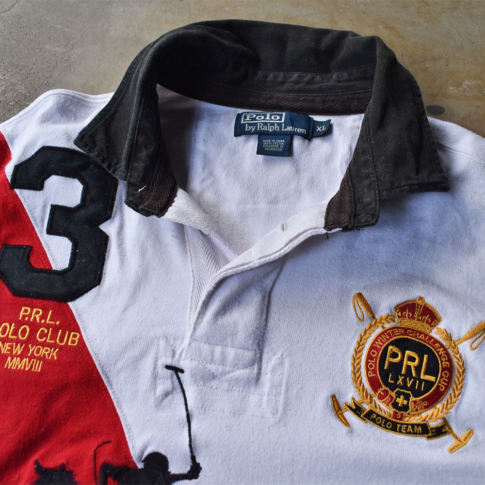 Y2K Polo Ralph Lauren/ポロ ラルフ ローレン スウェット ラグビージャージ 230829