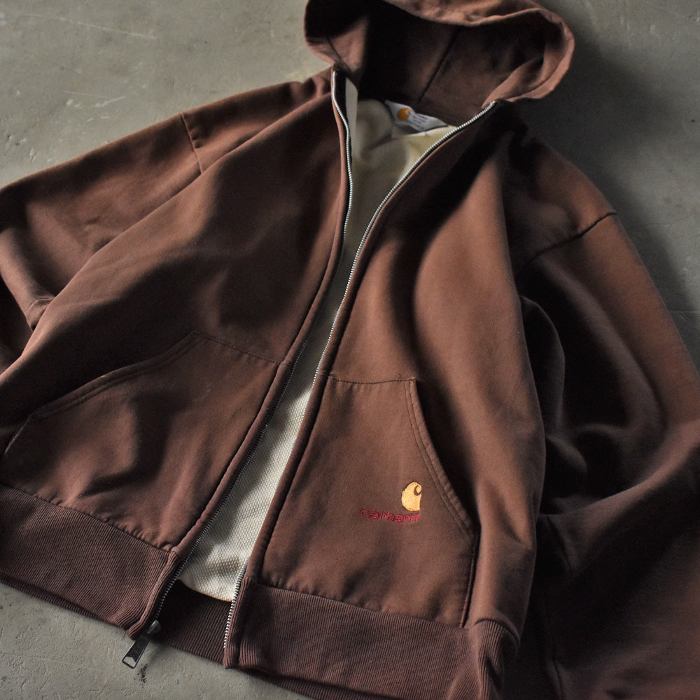 90's Carhartt/カーハート 裏サーマル フルジップパーカー 230610