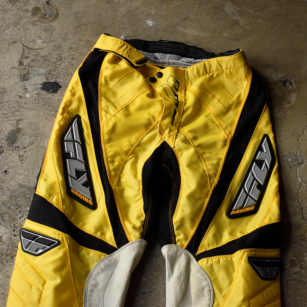 Y2K FLY Racing モトクロス レーシングパンツ イエロー! 250729H
