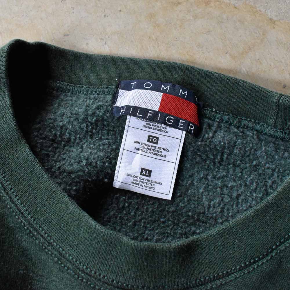 90-00’s ブートレグ TOMMY HILFIGER 刺繍ロゴ スウェット 240928