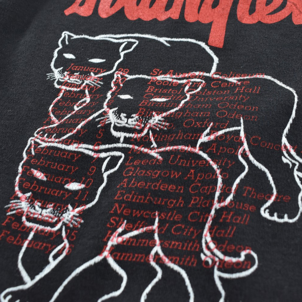 80’s The Stranglers "Feline Winter Tour ‘83" ニューウェーブ ロックT Noirshirt掲載 261027H