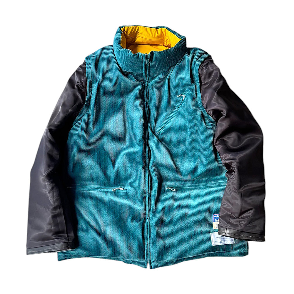 blackmeans×Hayachine Made 2Way リバーシブル レザー×ダウン マウンテンジャケット 945-79TJ400-1 250102H/250128H