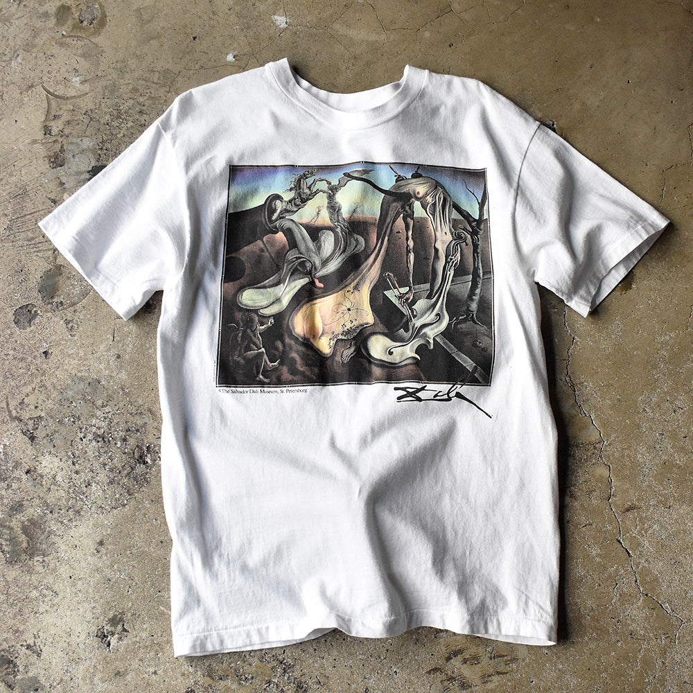 90's Salvador Dalí “Spider of the Evening” art Tシャツ USA製 240314H