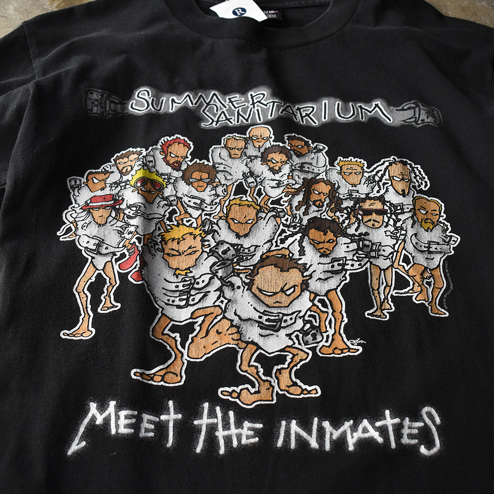 Y2K “Summer Sanitarium Tour 2000“ Metallica/KORN Tシャツ 250317H