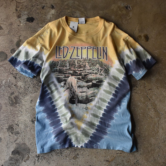 Y2K　LIQUID BLUE　Led Zeppelin/レッド・ツェッペリン　"Houses of the Holy" タイダイTee　230524H