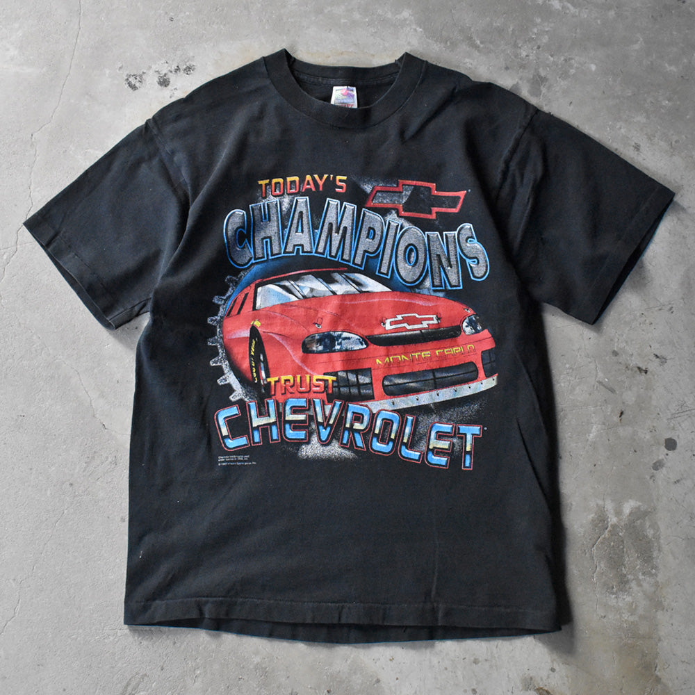 90’s chevrolet “Team Monte Carlo” 両面プリント レーシングTシャツ USA製 240908