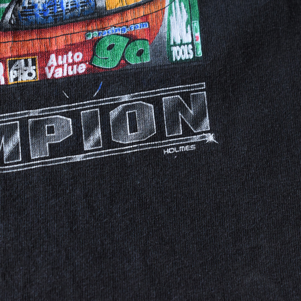 Y2K John Force “10 TIME CHAMPION” レーシング Tシャツ 250801