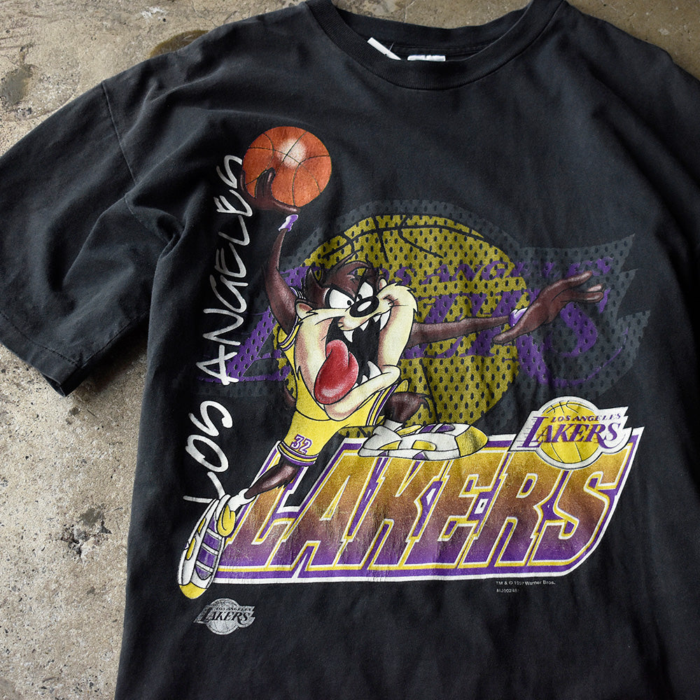 90's Looney Tunes “Tasmanian Devil×Los Angeles Lakers” 海外