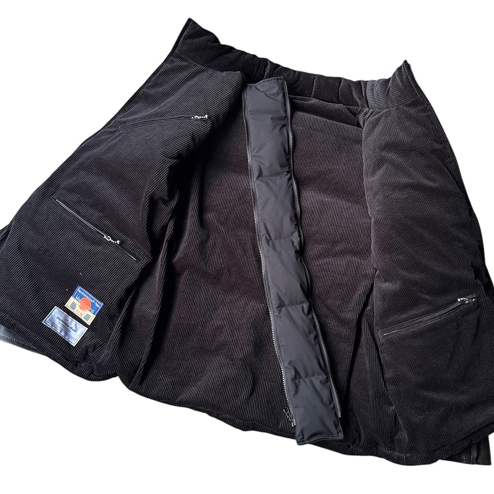 blackmeans×Hayachine Made 2Way リバーシブル レザー×ダウン マウンテンジャケット 945-79TJ400-1 250102H/250128H