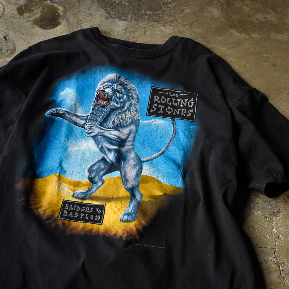 90's The Rolling Stones “Bridges to Babylon Europe Tour” ロック Tシャツ 231127H