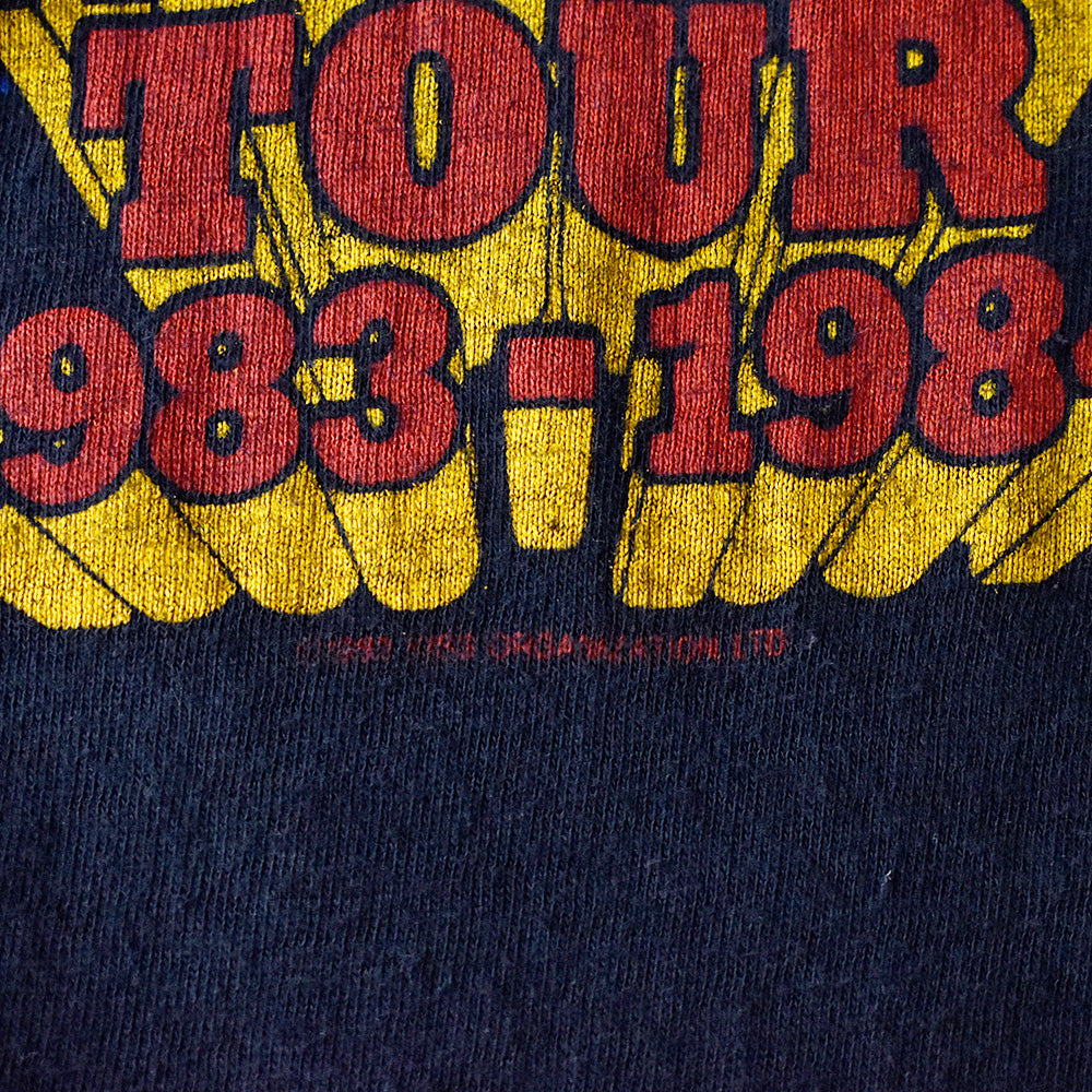 80's non make！ KISS “World Tour 83-84” Tシャツ 240417H