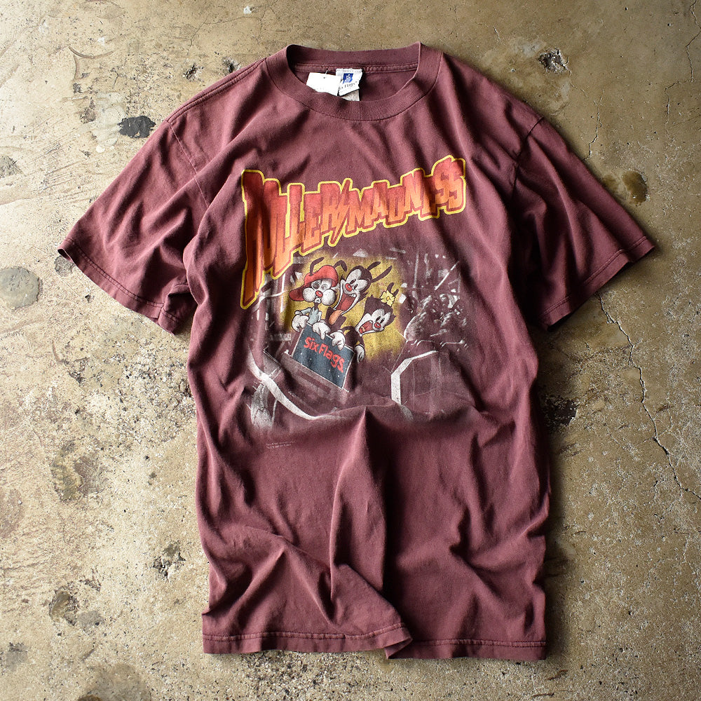 90's Six Flags “Roller Coaster Madness” Tシャツ 240823