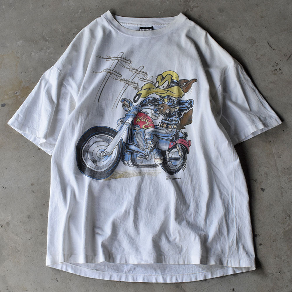made in USA】90s ワイリーコヨーテ 両面ライダーデザインモデルT-