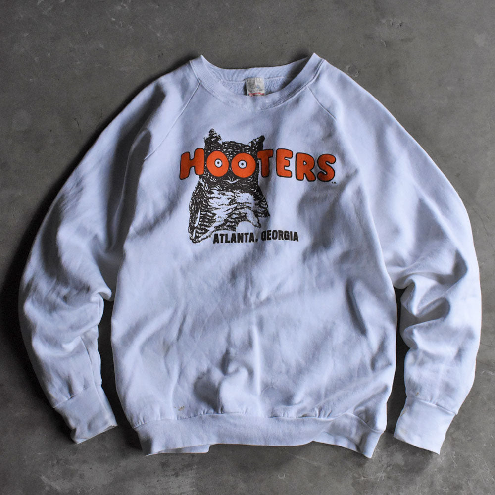 90’s HOOTERS ラグランスリーブ スウェット USA製 250315