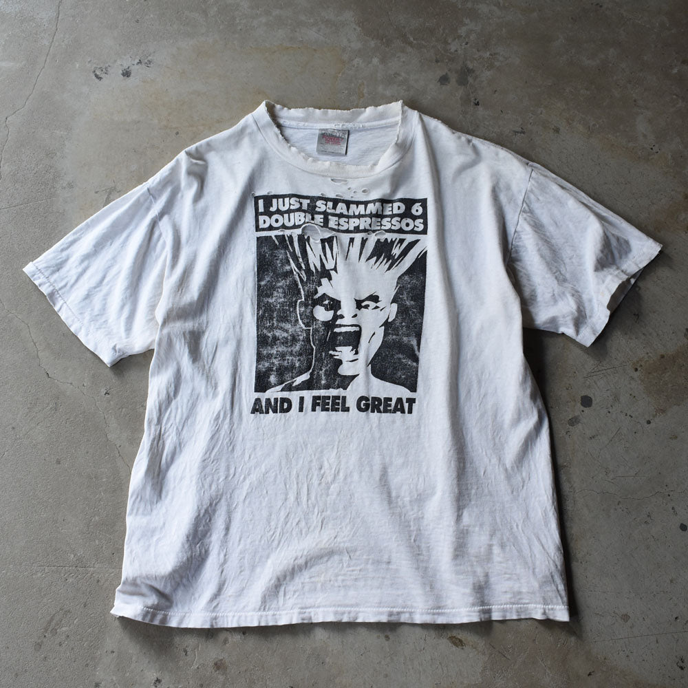 90's The Screamers “I Just Slammed 6 Double Espressos And I Feel Great” Tシャツ 250901H