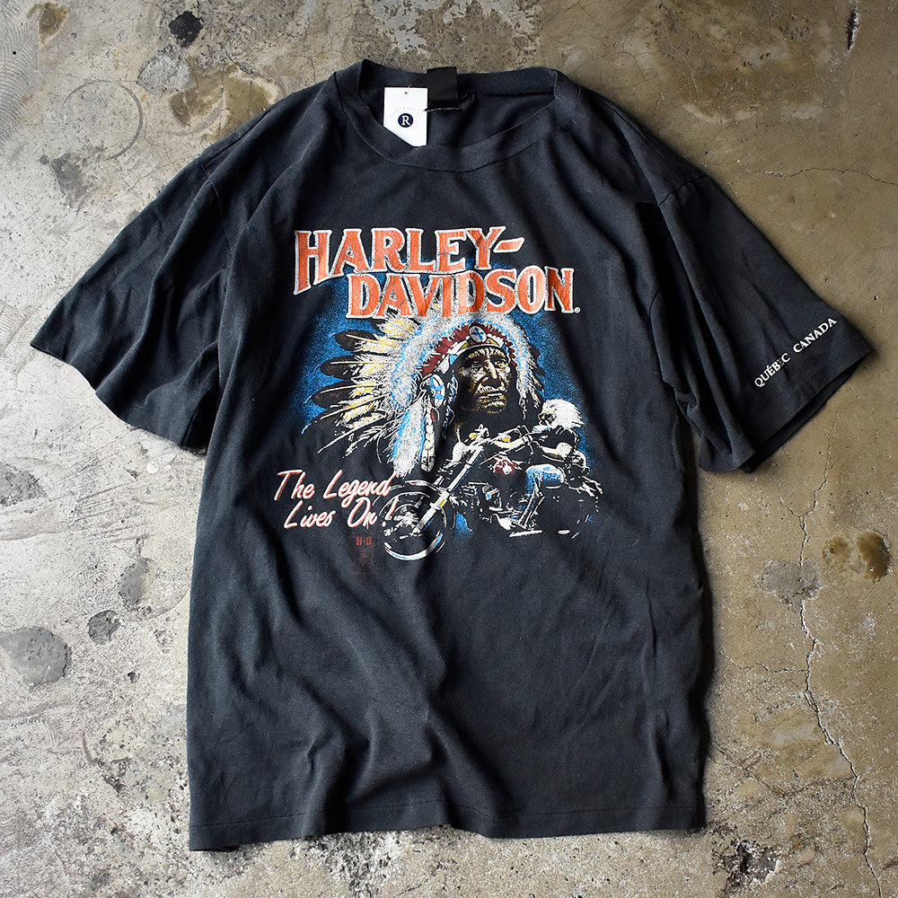 80's~ Harley Davidson “インディアン“ Tシャツ 240618H