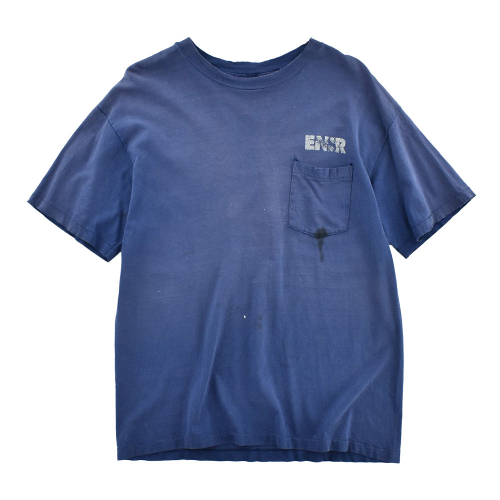 90's Hanes フェード&BORO ナス紺 ポケT 260911H – LABORATORY®