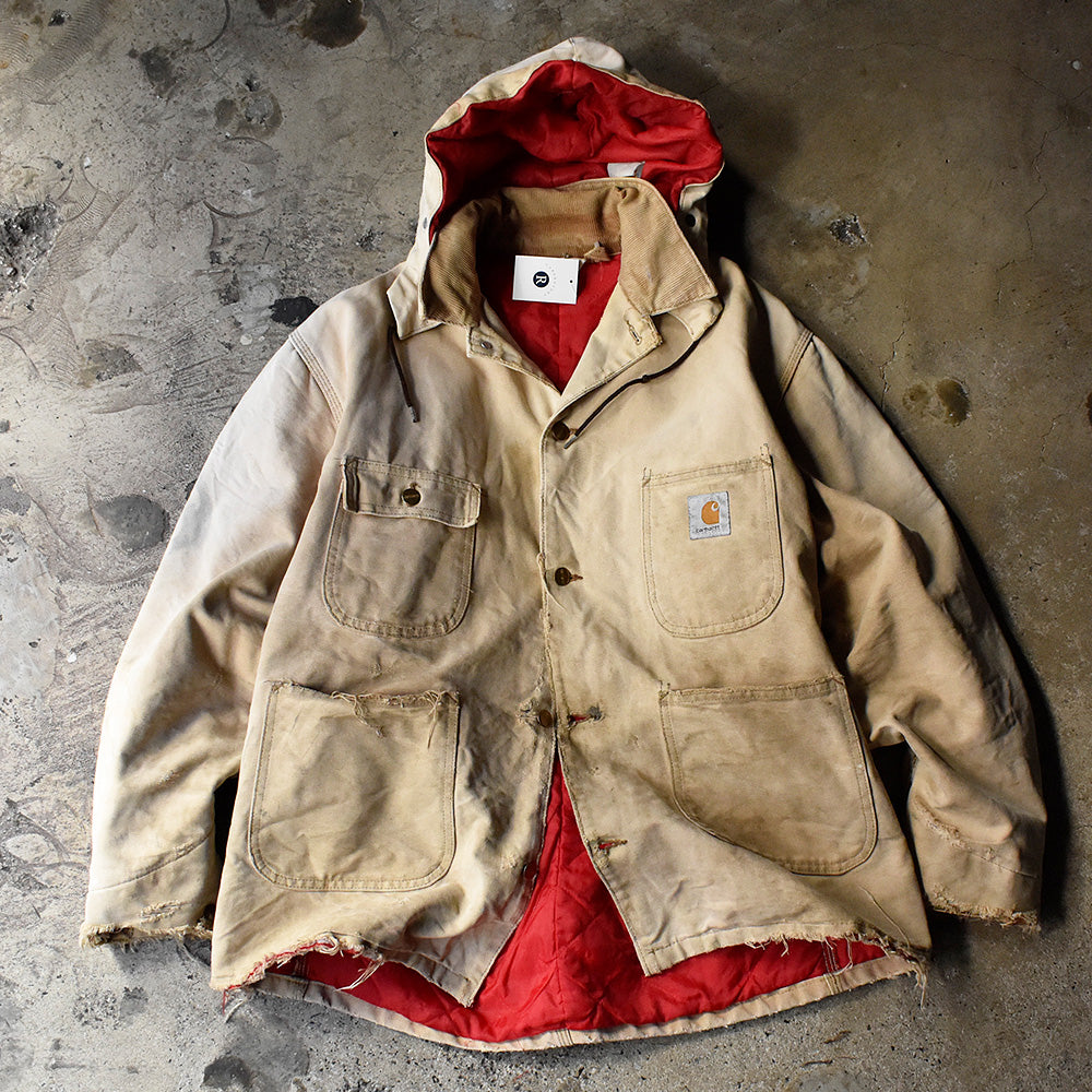 レアモデル 90s Carhartt ハンティング チョアコート着丈76