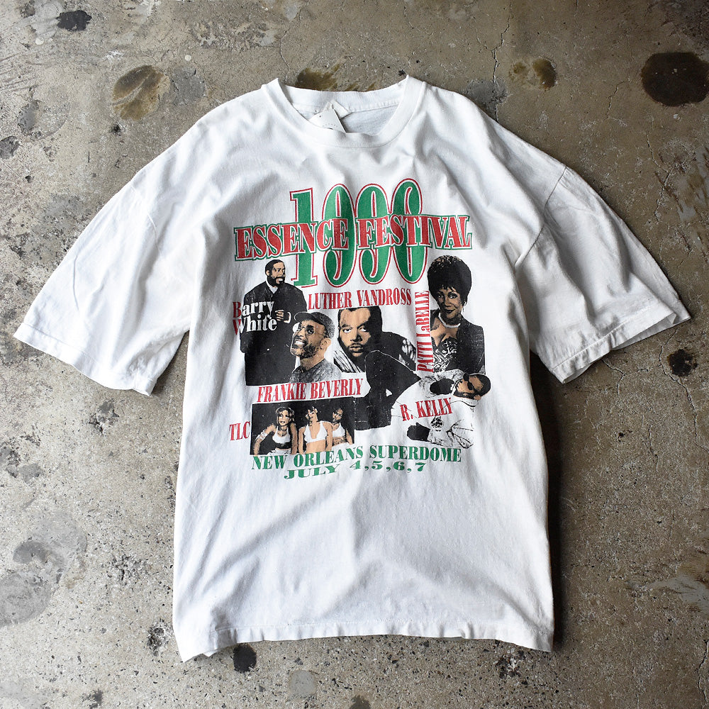 90's “Essence Music Festival 1996” TLC/R. Kelly/Stevie Wonder etc Tシャツ 250407H