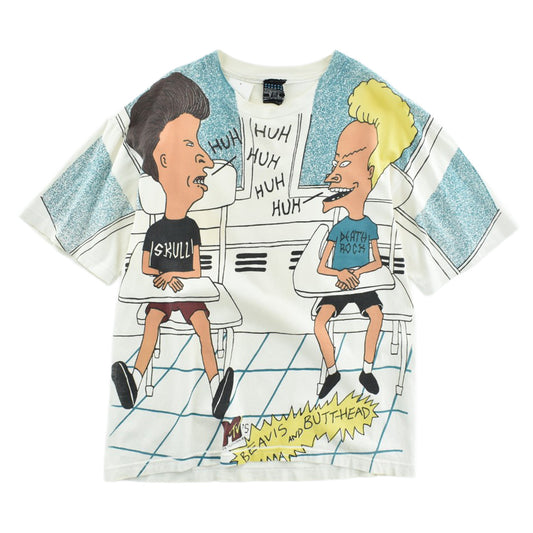 90's MTV "Beavis and Butt-Head" AOP Tシャツ 260317H