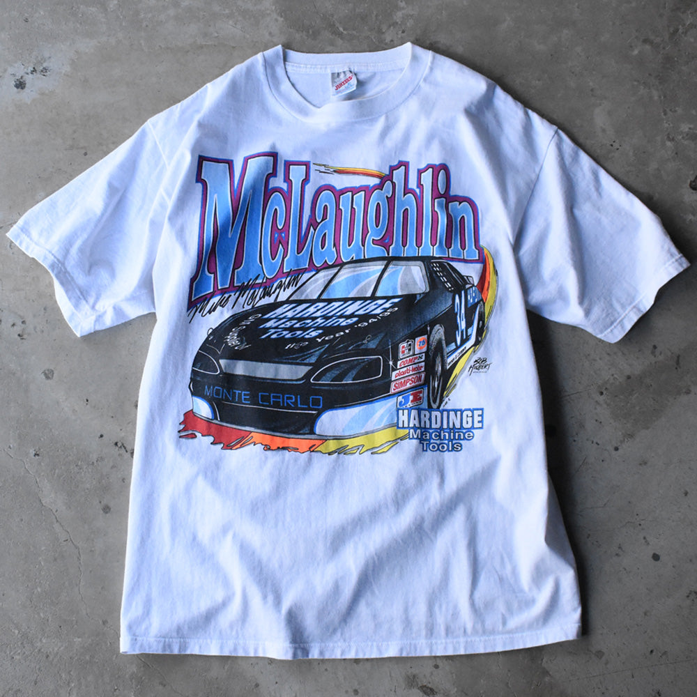 90's “McLaughlin #34” レーシング Tシャツ USA製 250430