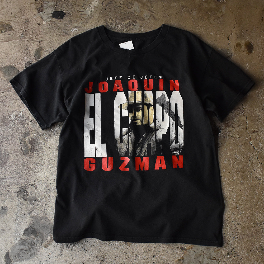 90's El Chapo/エル・チャポ/ホアキン・グスマン "麻薬王" Tee 230512H