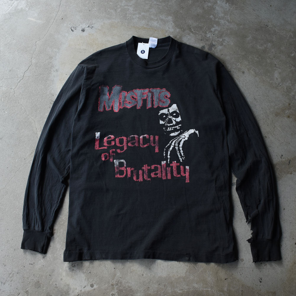 90's Misfits "Legacy of Brutality" ロングスリーブTシャツ 250901H