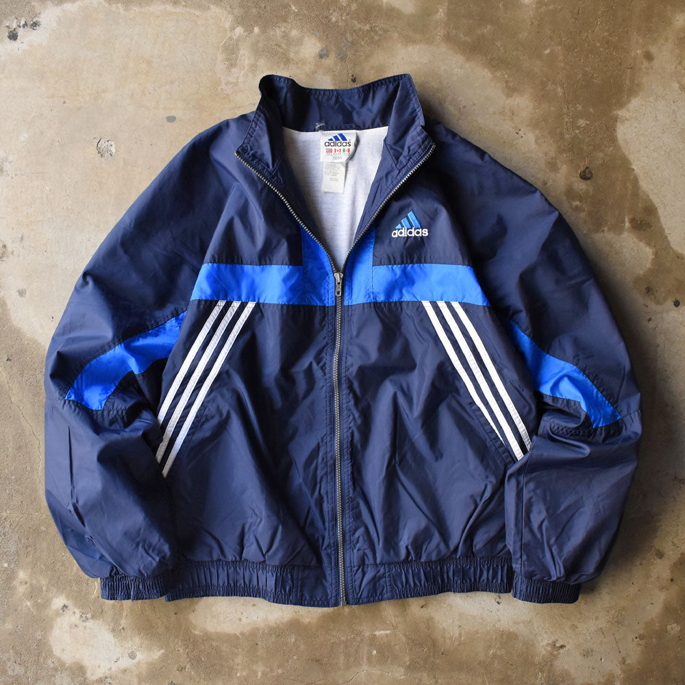 アディダス　トラックジャケット　90's-00's 90's adidas 裏地付き ナイロン トラックジャケット250314