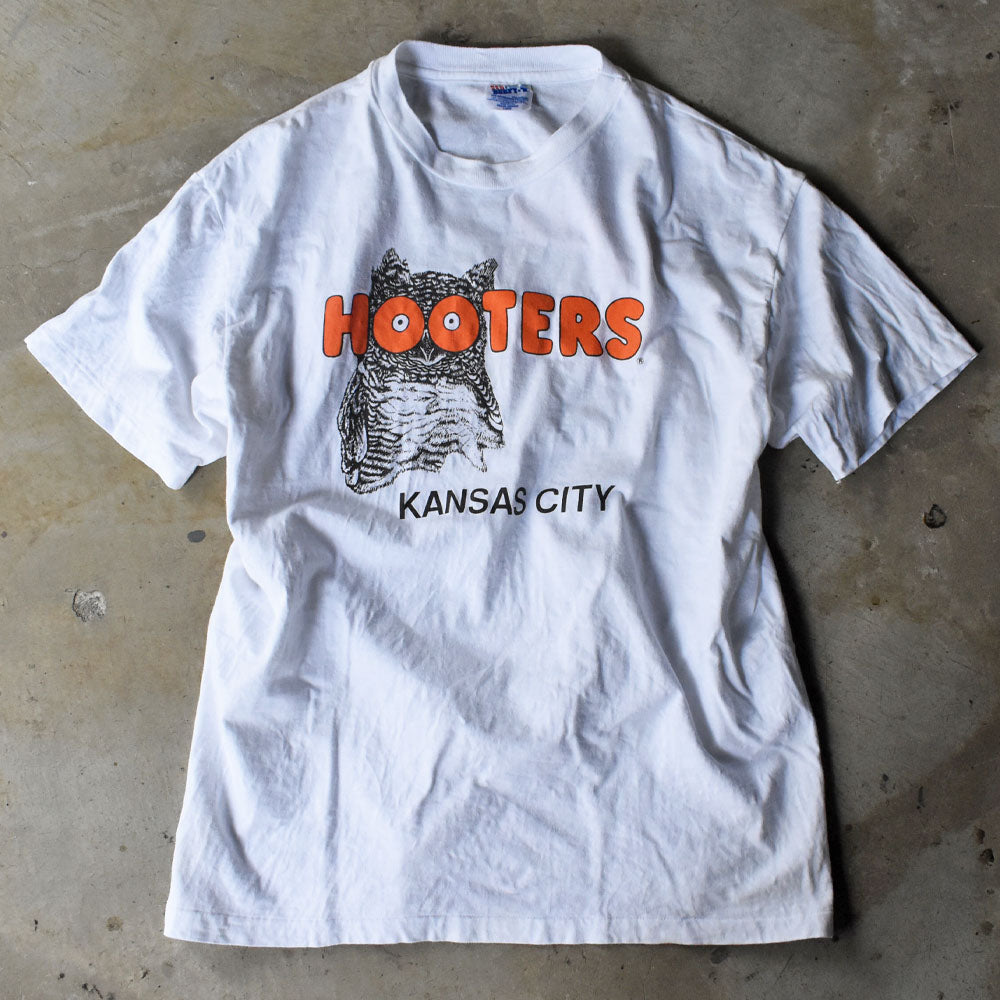 90’s HOOTERS 両面プリント Tシャツ USA製 240713