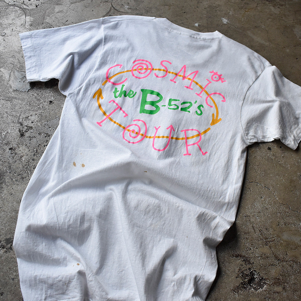 80's The B-52's “Cosmic Thing Tour” ロック Tシャツ 240606H