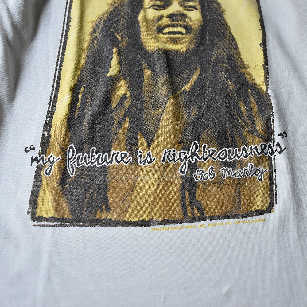 90's BOB MARLEY “My future is righteousness” レゲエ Tシャツ 240721H
