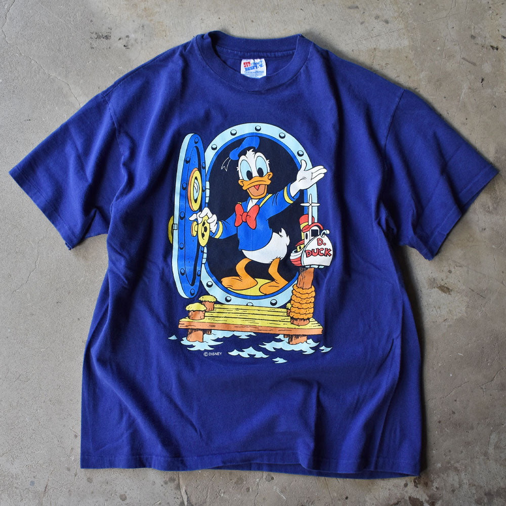 90's　Disney/ディズニー “Donald Duck” ドナルド Tシャツ　USA製　230711