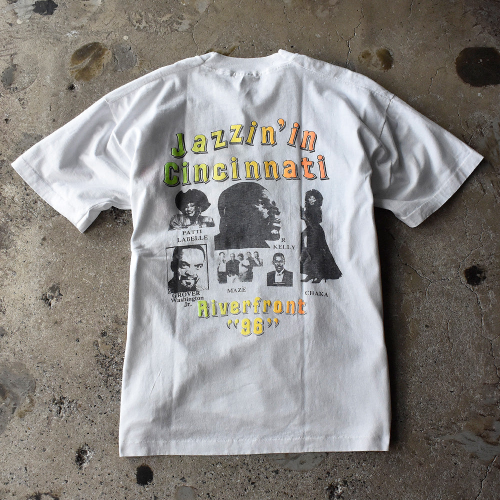 90’s “Cincinnati Jazz Festival '96” R Kelly/Patti LaBelle/Grover Washington/MAZE/CHAKA Tシャツ 250501H